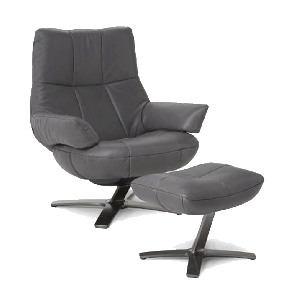 Fotoliu cu taburet Re-Vive Quilted Queen