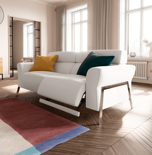 Canapea Eleganza 2 locuri, 2 reclinere