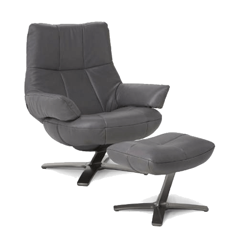 Fotoliu cu taburet Re-Vive Quilted Queen