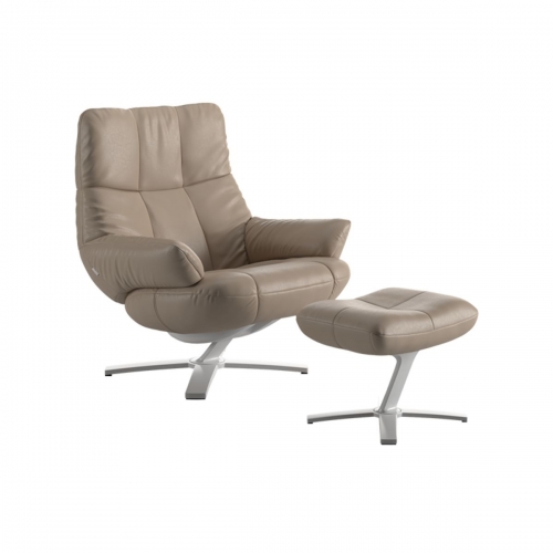 Fotoliu cu taburet Re-Vive Myway Queen