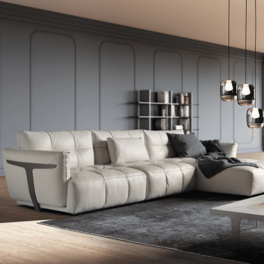 Canapea cu sezlong Herman